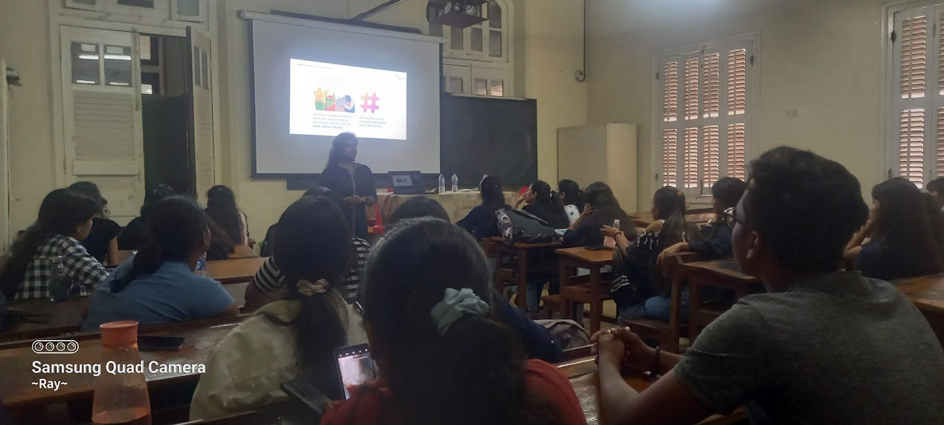 cyber safety session for bjpc college