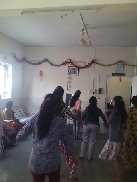 dance therapy session for ladies